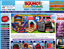 Tablet Screenshot of bouncycastleclub.co.uk